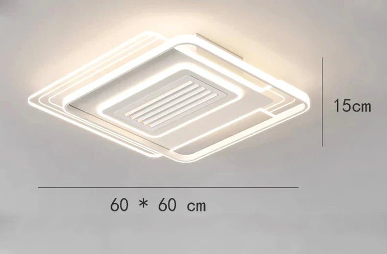 Decorbites™ Kinderzimmer-Deckenventilator mit Fernbedienung & Licht - Moderner blattloser LED-Ventilator
