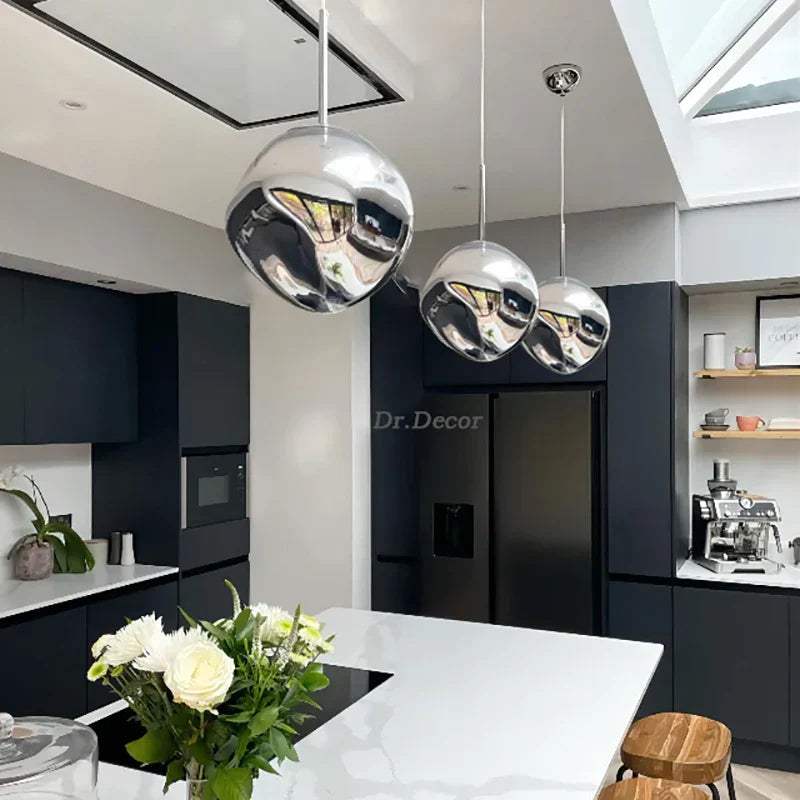 Decorbites™ Glas-Lava-LED-Hängeleuchten für modernes Wohnzimmer- und Schlafzimmer-Dekor