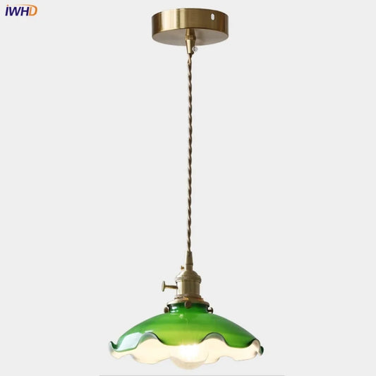 Decorbites™ Grünes Glas Verstellbares LED-Pendantleuchte - Moderne Nordische Hängelampe