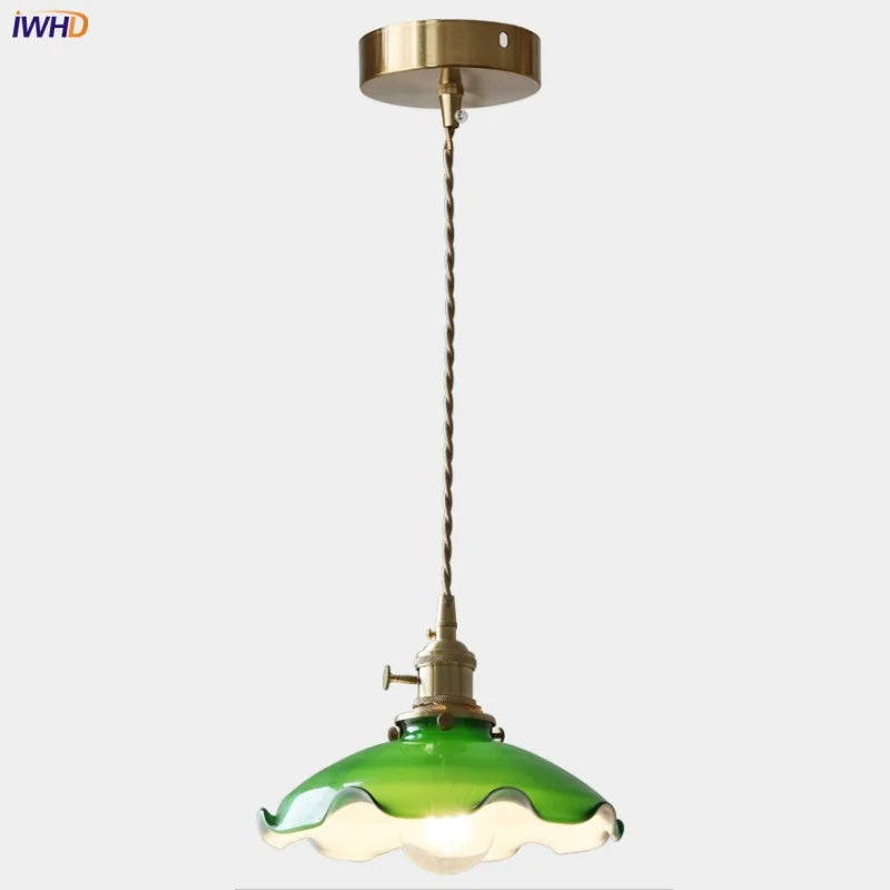 Decorbites™ Grünes Glas Verstellbares LED-Pendantleuchte - Moderne Nordische Hängelampe