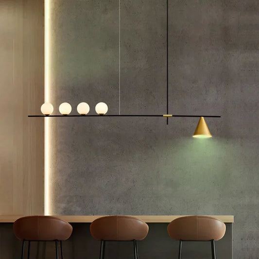 DecorBites™ Glass Chandelier Pendant Light for Dining Room Kitchen Fixtures