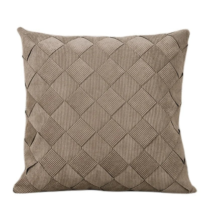 Decorbites™ Graue Web-Luxus-Kissenbezug 45x45 cm für Sofa Wohnzimmer Schlafzimmer