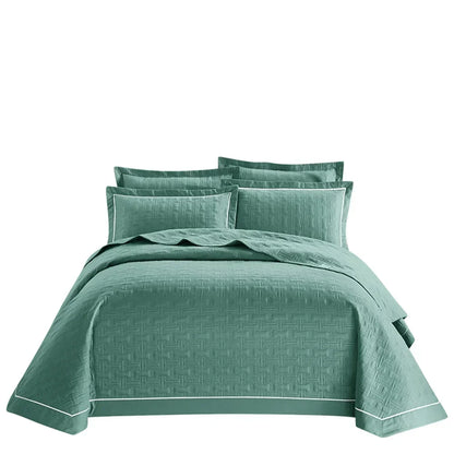 Decorbites™ Baumwoll-Tagesdecke-Bettüberwurf-Set mit dicker Steppung für luxuriöse Bettwäsche