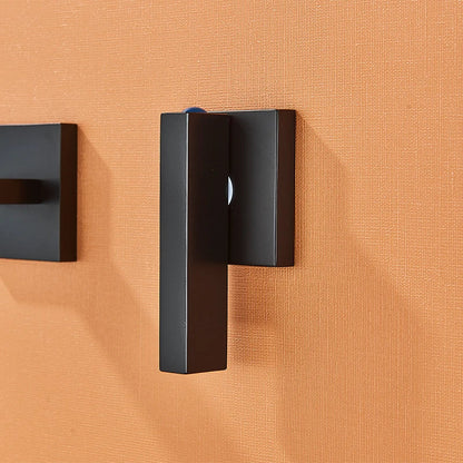 Decorbites™ Schwarzer Messing Wandmontierter Badezimmer-Waschbeckenarmatur mit Doppelgriffen
