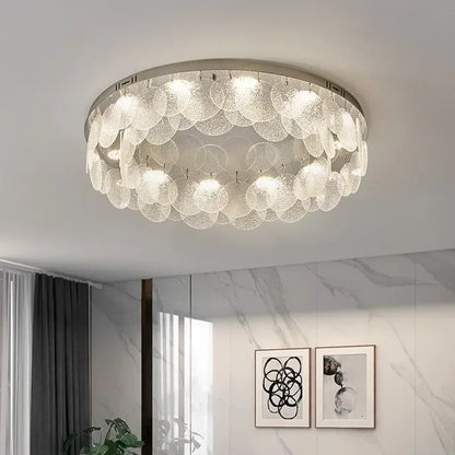 Decorbites™ Glasleuchter LED-Deckenleuchte | Modernes Metallkunstwerk | Dekoration für Innenräume Wohnzimmer Küche