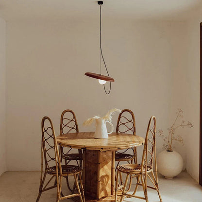 Magnetic Attraction White Metal Pendant Light
