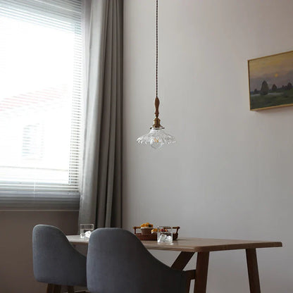 Decorbites™ Glas-LED-Pendantleuchte mit Holzgriff - Moderne nordische Hängelampe