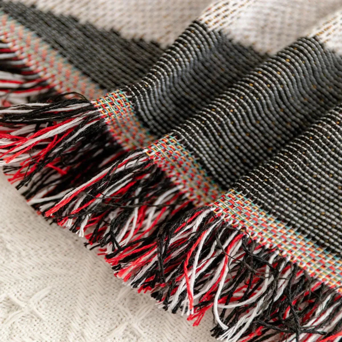 Decorbites™ Gestrickte Gobelin-Sofadecke - Leicht luxuriöse Dekorationsdecke für das Wohnzimmer, Nickerchen-Bettüberwurf, Picknick, Campingmatte