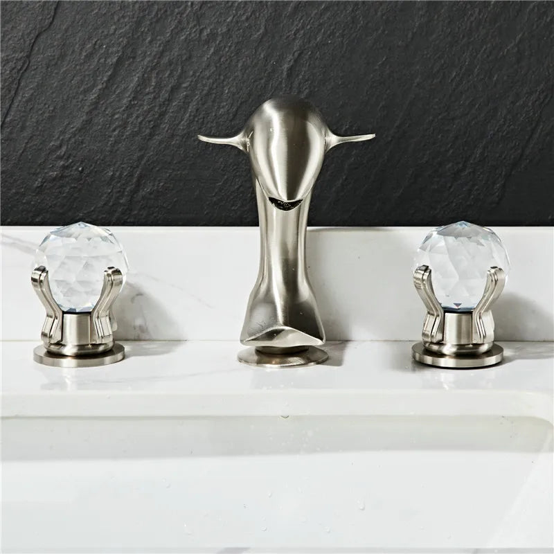 Gold Brass Dolphin Faucet