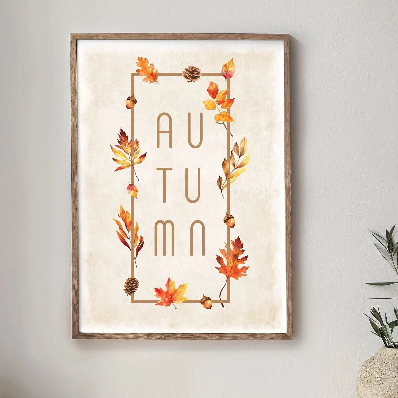 1pc Pumpkin Spice poster, Autumn poster, autumn decoration, Pumpkin, Autumn, Farm Fresh Pumpkins, autumn decoration poster,