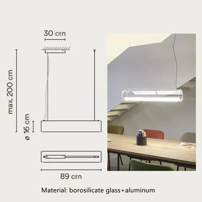 Decorbites™ Glas-Zylinder-Leuchter: Elegante Innenbeleuchtung für Wohnzimmer & Esszimmer