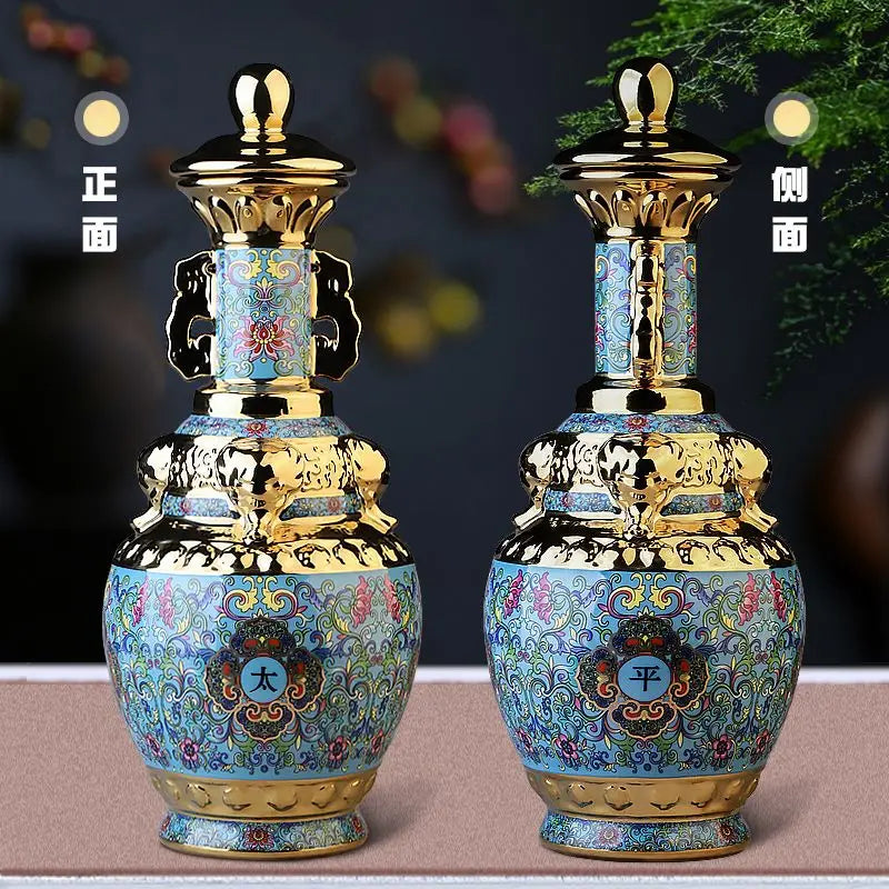 Ceramic Sealed Wine Jar