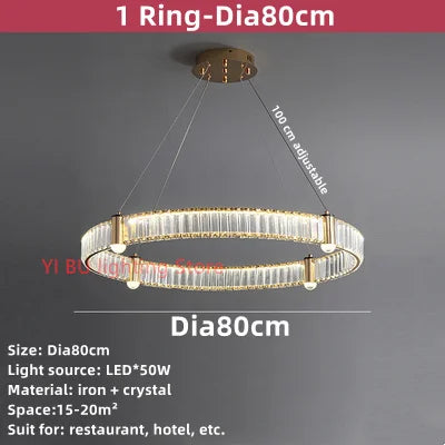 Decorbites™ Kristall-Deckenleuchter LED-Innenbeleuchtung für Wohnzimmer Schlafzimmer Arbeitszimmer