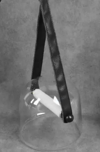 Decorbites™ Glas-Hängeleuchten Leder-Pendant-Lampe für Küche Wohnzimmer Schlafzimmer