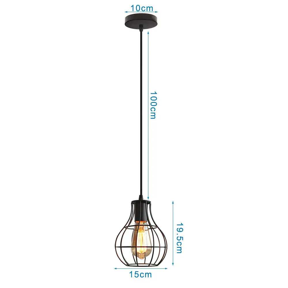 Decorbites™ Industrielles Loft-Pendant-LED-Deckenleuchte für die Dekoration im Wohnzimmer, Küche und Zuhause