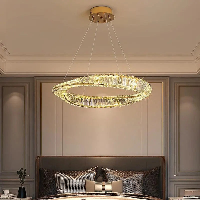 Decorbites™ Kristall-Deckenleuchter: Moderne Luxus-LED-Pendelleuchte für Küchen-, Wohnzimmer- und Flur-Dekoration
