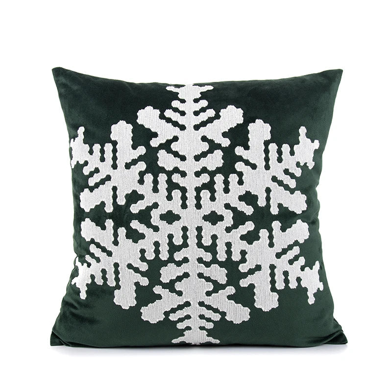 Decorbites™ Besticktes Weihnachtskissenbezug-Set