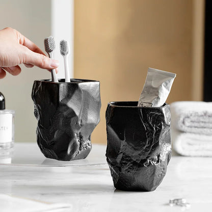 DecorBites™ Irregular Shaped Mouthwash Cup & Brush Holder Silicone Mold