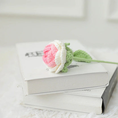 Decorbites™ Strauß aus gehäkelten Rosen DIY Häkelanleitung Hochzeitsgeschenk Muttertag-Geschenk