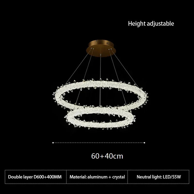 Decorbites™ Kristallblumen-LED-Hängeleuchte für Wohn- und Esszimmer