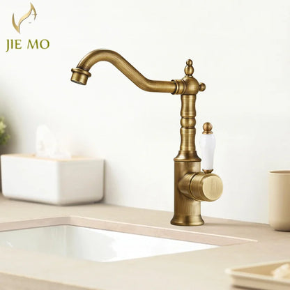 Decorbites™ Gold Luxus-Küchenarmatur für Haushaltsspüle, Heiß- und Kaltwassermischer