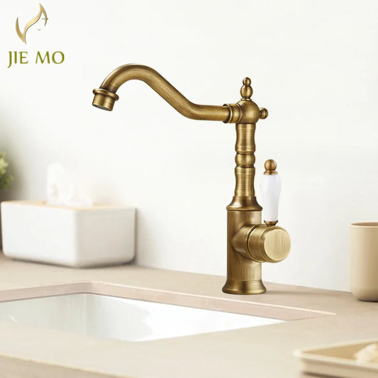 Decorbites™ Gold Luxus-Küchenarmatur für Haushaltsspüle, Heiß- und Kaltwassermischer