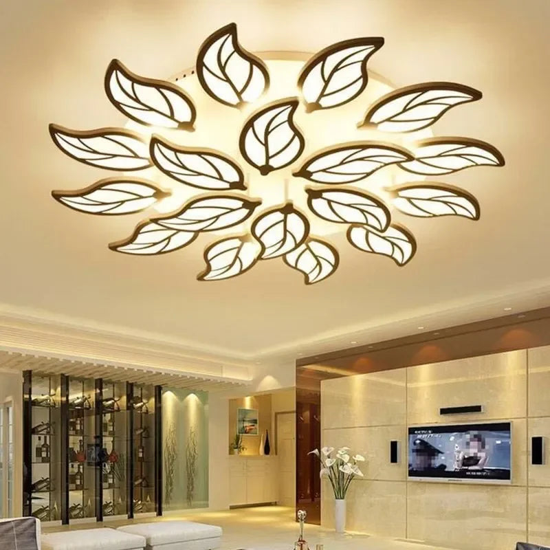 Decorbites™ Blatt-LED-Deckenleuchte für Arbeitszimmer, Schlafzimmer, Wohnzimmer, Hotelbeleuchtung