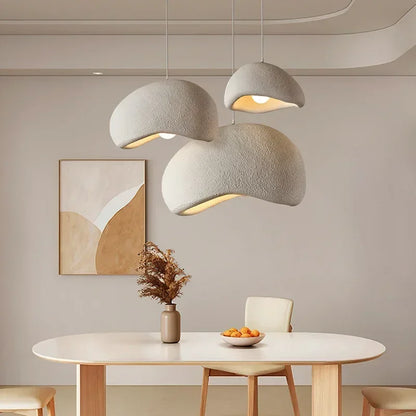 Handmade Wabi Sabi Resin Pendant Light