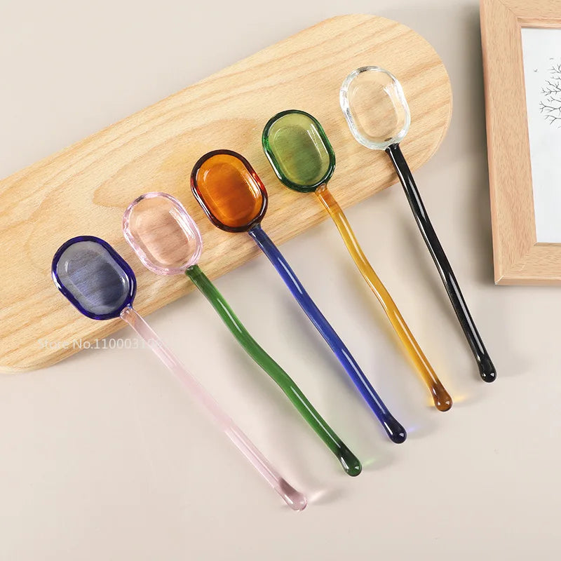 Decorbites™ Glas-Dessertlöffel-Set