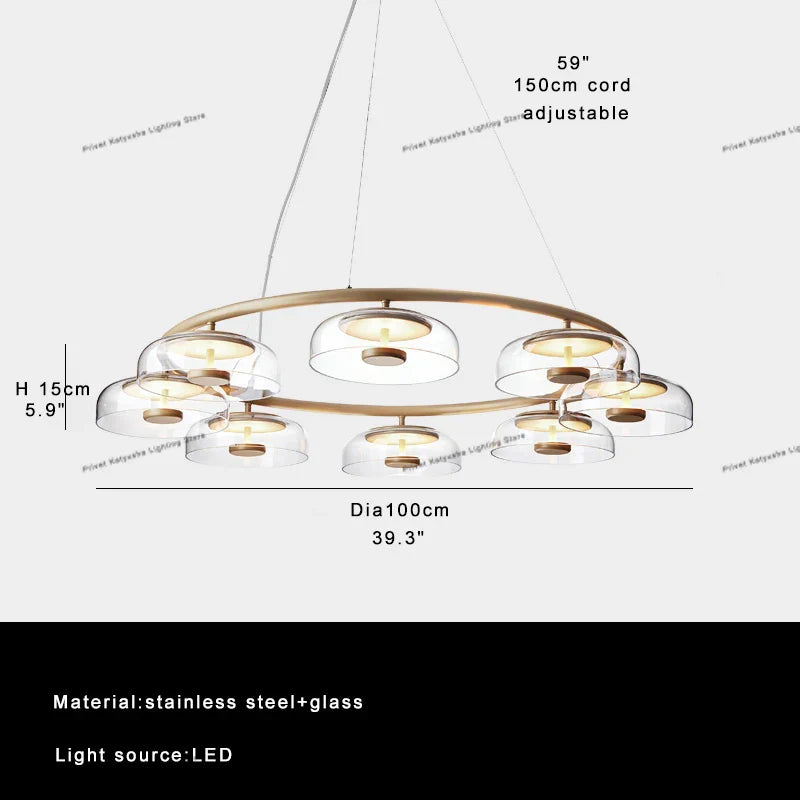 DecorBites™ Clear Glass Table Lamp – Luxury Desk Light for Home Decor & Study