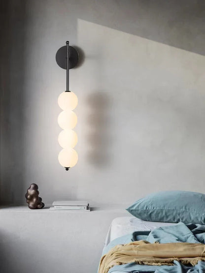 DecorBites™ Glass Ball LED Wall Sconce for Modern Living and Dining Room Decor