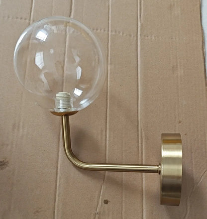DecorBites™ Glass Ball Metal Bend Wall Lamp for Living Room Bedroom, Nordic Retro Design
