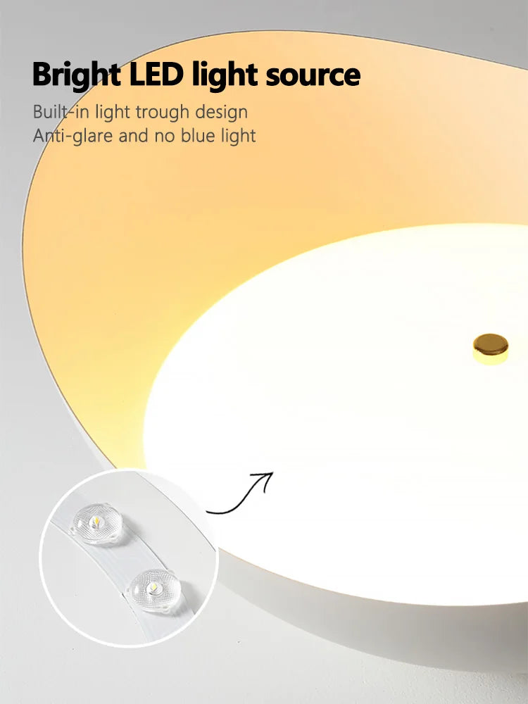 DecorBites™ Ingot Ceiling Lamp: Modern Minimalist Master Bedroom Study Room Art Lighting