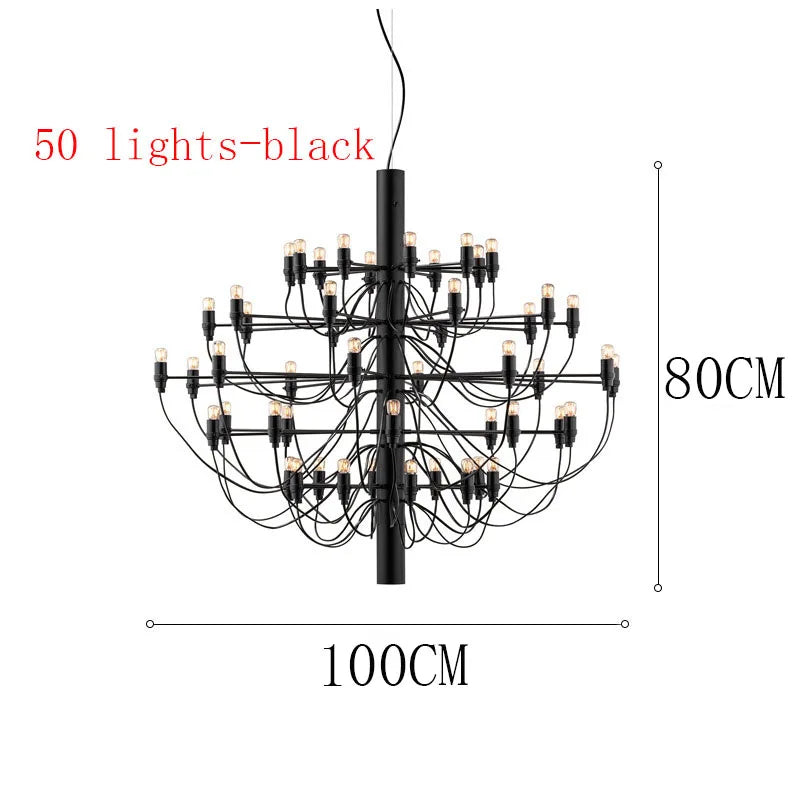 Decorbites™ LED-Kerzen-Lüster: Elegantes italienisches Design-Pendant-Licht für die Heimdekoration