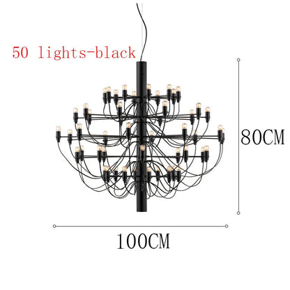 Decorbites™ LED-Kerzen-Lüster: Elegantes italienisches Design-Pendant-Licht für die Heimdekoration
