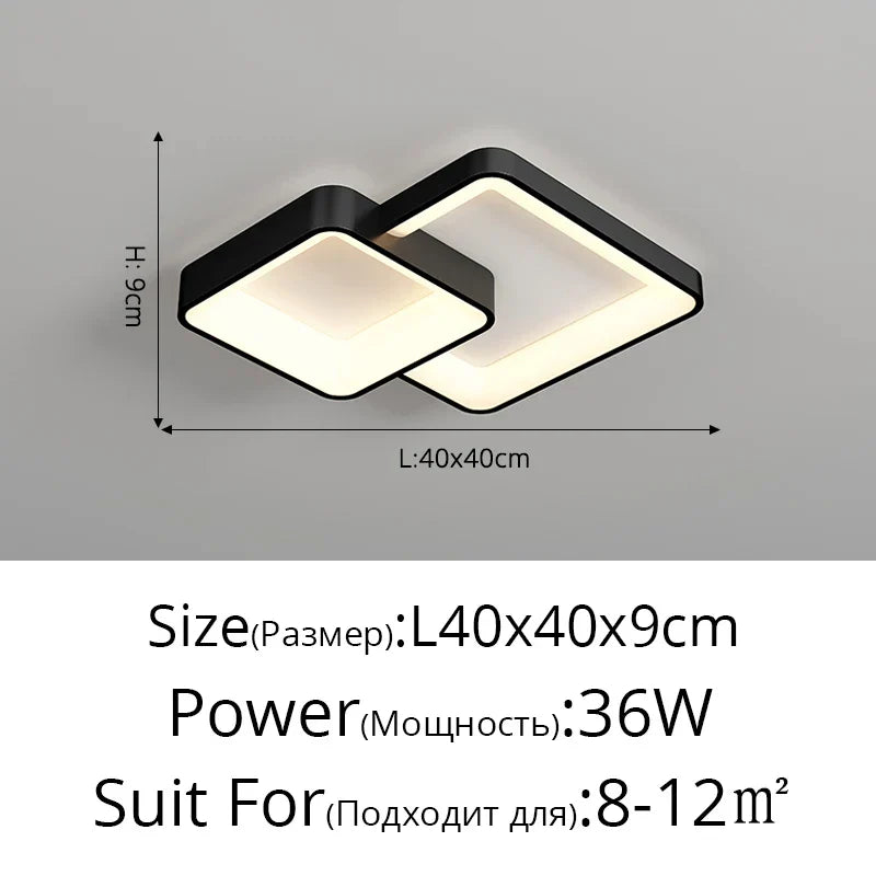 Decorbites™ LED-Kronleuchter: Moderne Innenbeleuchtung für Schlafzimmer, Küche, Wohnzimmer, Esszimmer