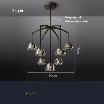 DecorBites™ K9 Crystal Chandelier Lighting for Dinning Room & Corridor