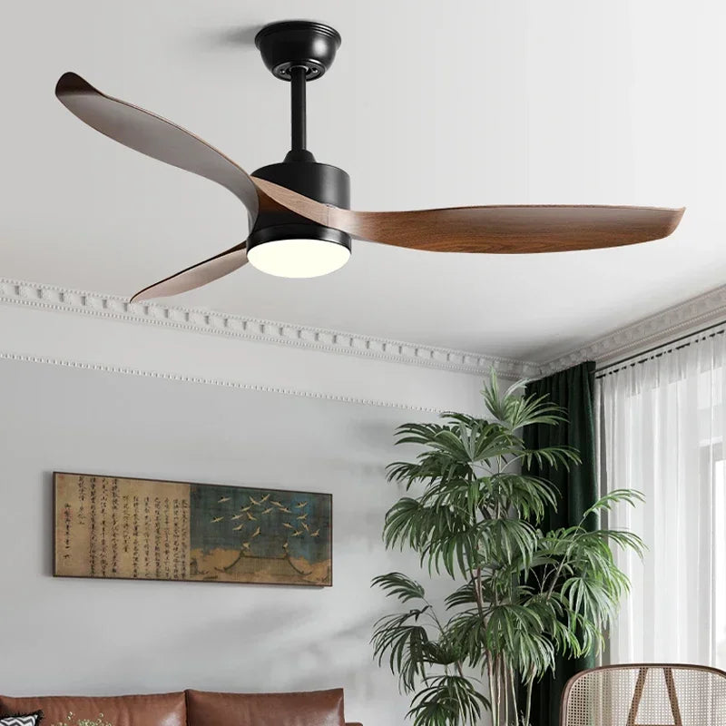 Decorbites™ 52" schwarze Deckenleuchte mit Fernbedienung für Wohnzimmer, Restaurant und Haushalt
