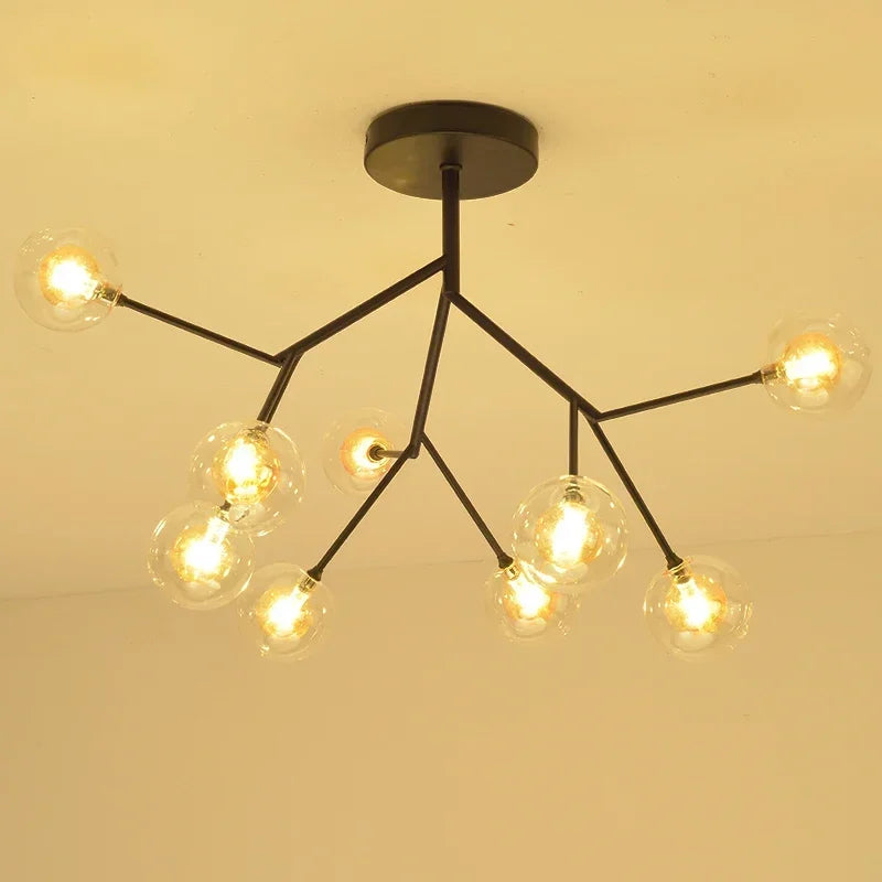 Decorbites™ Heracleum Firefly Glas Kugelleuchter - Luxusbeleuchtung für Treppenhaus und Esszimmer