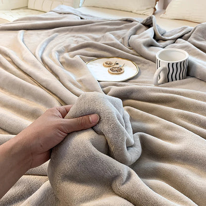 Decorbites™ Korallen-Samtfutter Sommerdecke: Extra weich, hautfreundlich, maschinenwaschbar