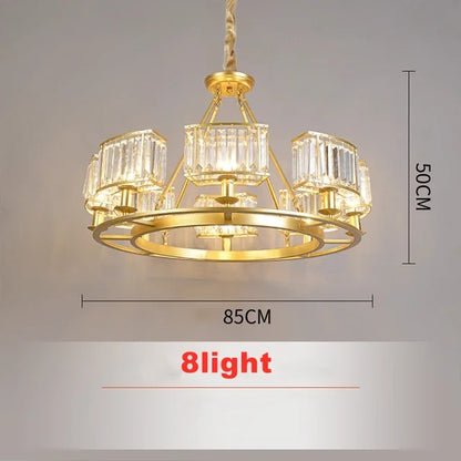 Decorbites™ Kupferkristall-Lüster: Moderne LED-Deckenleuchte für Heimdekoration & Atmosphäre, Wohnzimmer, Esszimmer, Schlafzimmer