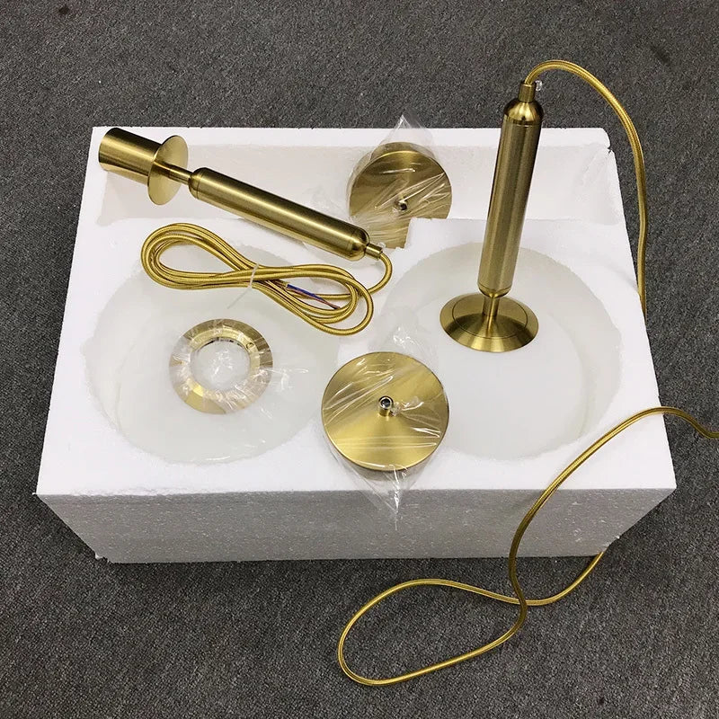 Decorbites™ Gold-Glas-Kugelleuchter für luxuriöse Dekoration im Esszimmer & Schlafzimmer