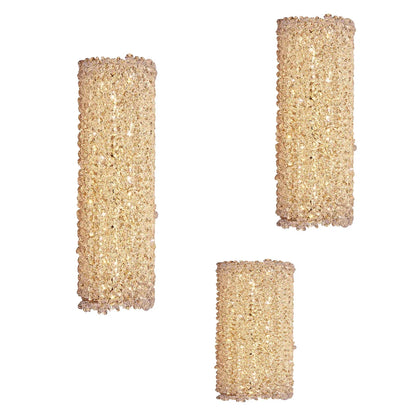 DecorBites™ Crystal Beads Wall Lamp LED Light Fixture for Home Decor & Living Room