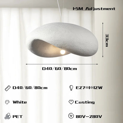 Decorbites™ Sahne-Stil LED-Kronleuchter für die Einrichtung zu Hause – Nordisch-minimalistisches Wabi-Sabi-Design