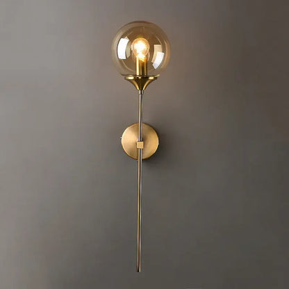 Decorbites™ Goldene Glasball-Wandlampe: Moderner Nordischer Stil für Nachttisch- und Wohnzimmerbeleuchtung