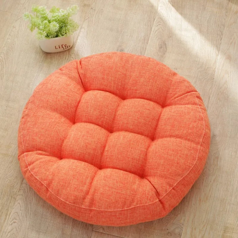 DecorBites™ Kids' Round Floor Cushions: Flexible Seating for Home, Preschool, Yoga