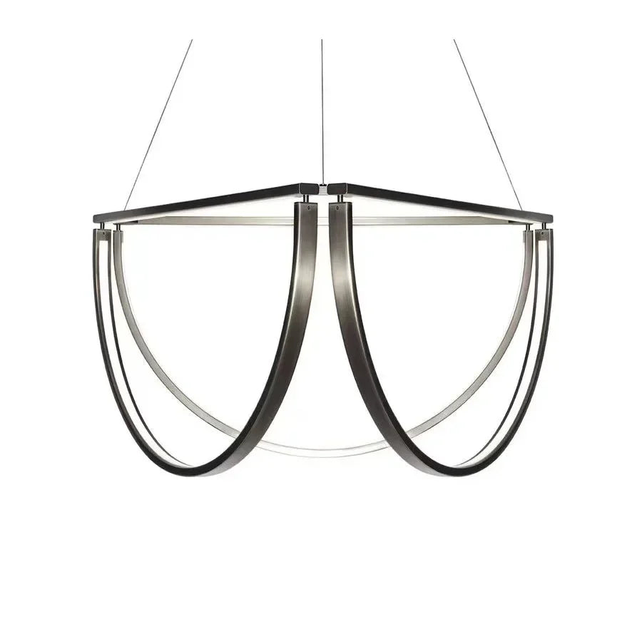 DecorBites™ Gold Chandelier LED Indoor Lighting for Living Room & Bedroom
