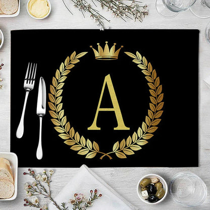Decorbites™ Küchentischsets aus 4 Matten, 42*32 cm, Baumwoll-Leinen-Untersetzer für Esszimmer und Heimdekoration