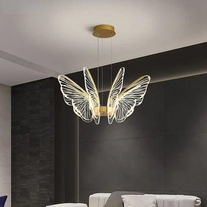 Decorbites™ LED-Schmetterlings-Deckenleuchter – Luxuriöse Hängeleuchte für Schlafzimmer, Wohnzimmer und Esszimmer