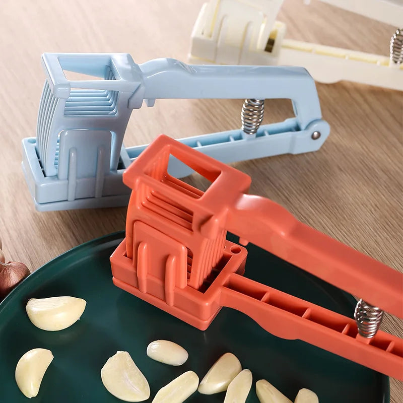 Decorbites™ Knoblauchpresse Scheiben Schneidemaschine Lebensmittelzerkleinerer Zerkleinerer Küchengerät